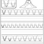 Letter V Worksheet | Kindergarten Abc Worksheets, Alphabet Within Letter V Tracing Sheet