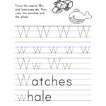 Letter W Worksheet – Tracing And Handwriting Regarding Letter W Tracing Printable