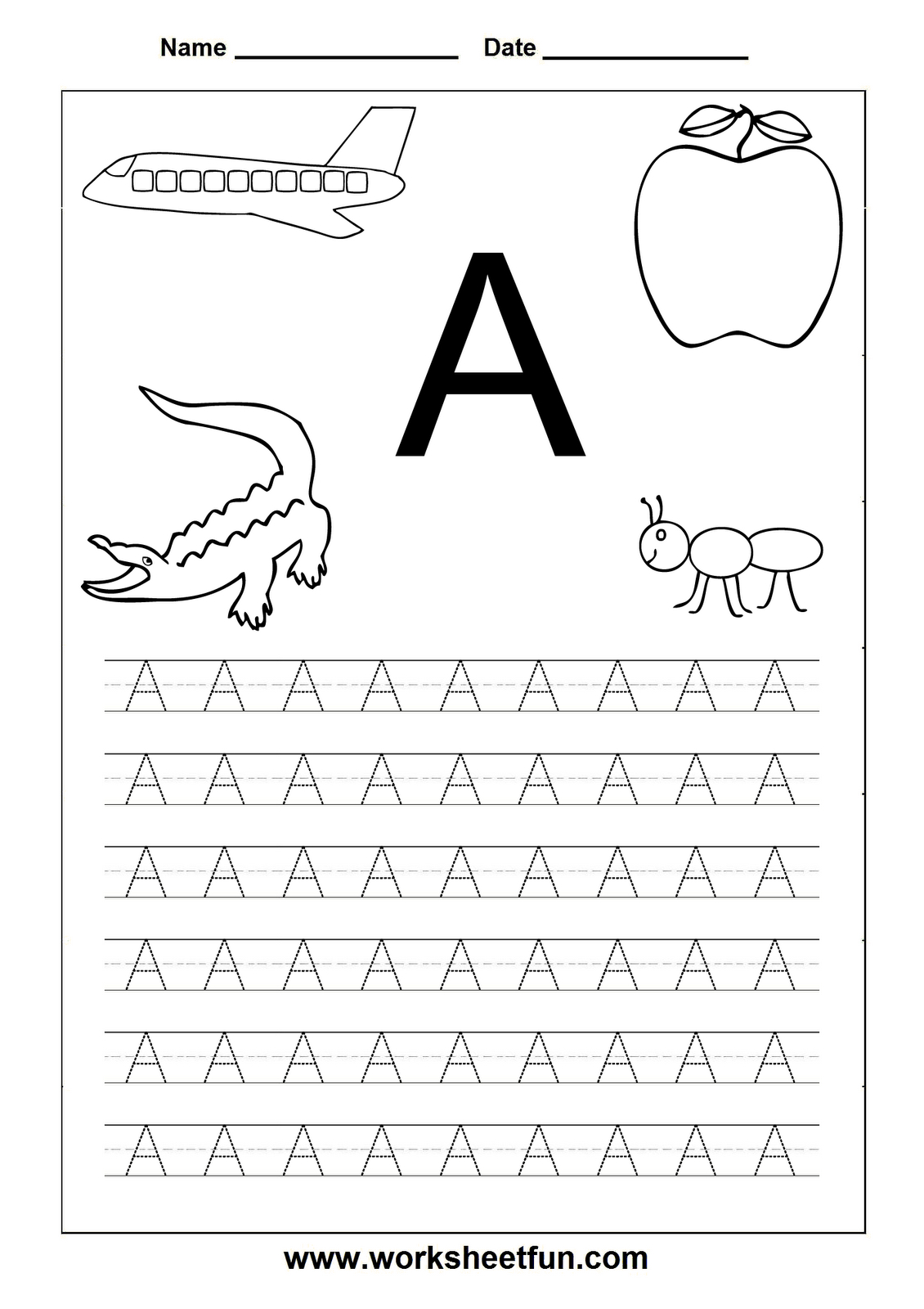 Letter Worksheets For Kindergarten Printable | Alphabet intended for Letter I Tracing Worksheets For Kindergarten