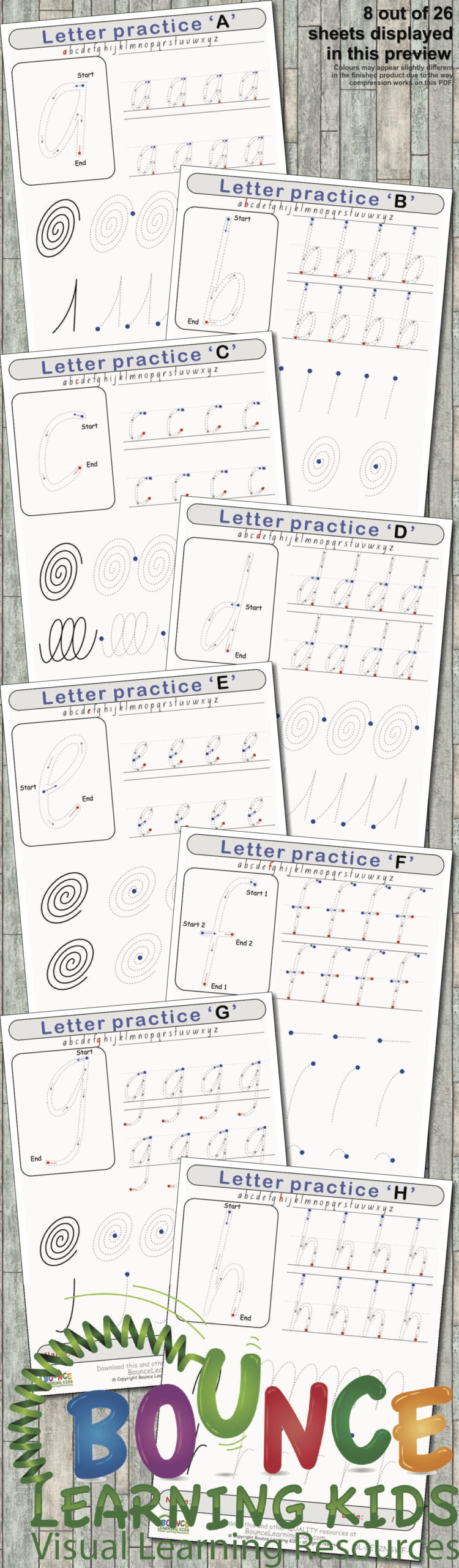 Letter Writing Practice Using Nsw Foundation Font Distance Learning  Worksheets for Alphabet Tracing Nsw Foundation Font