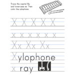 Letter X Worksheet – Tracing And Handwriting Inside Tracing Alphabet X