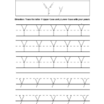Letter Y Tracing Alphabet Worksheets (With Images Regarding Letter Y Tracing Sheet