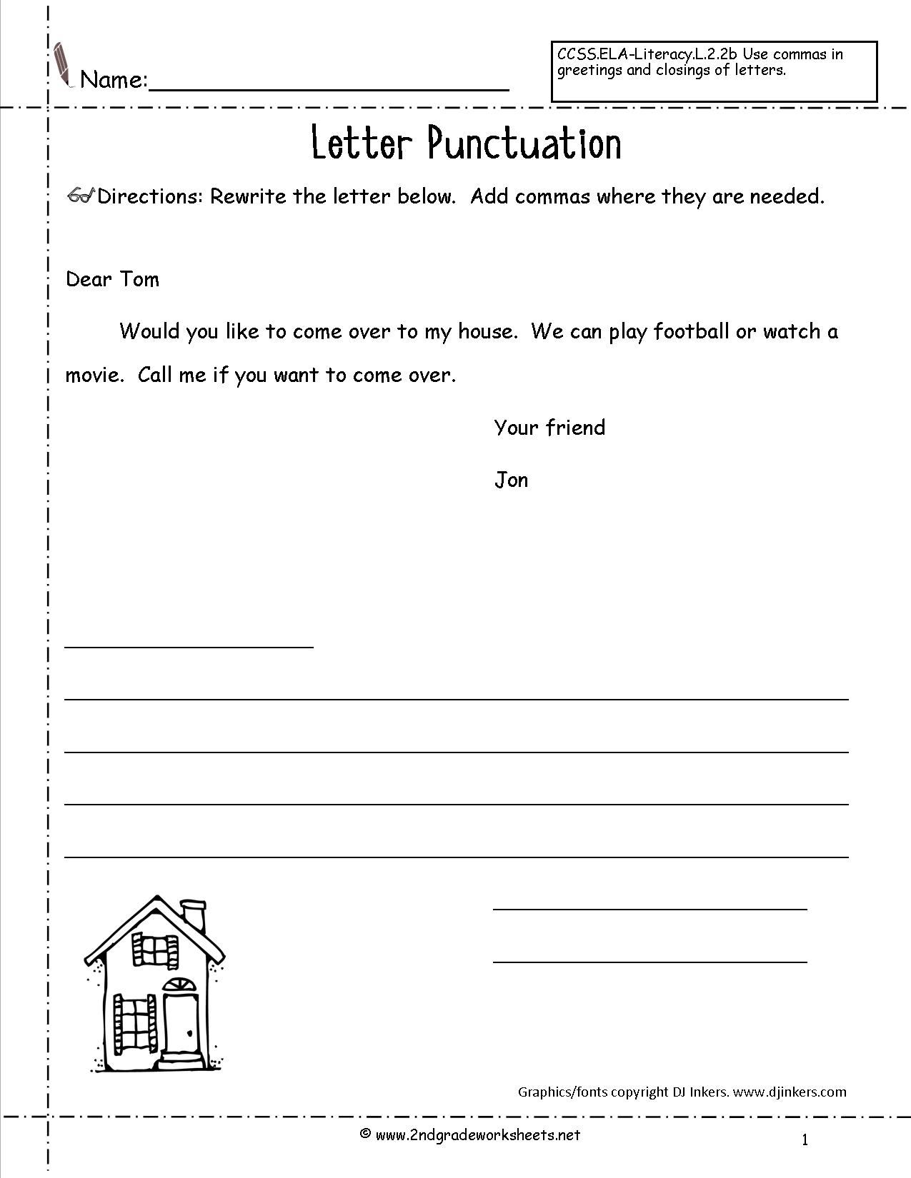 Letters And Parts Of A Letter Worksheet within Alphabet Worksheets For 2Nd Grade
