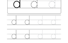Lowercase Letter "d" Tracing Worksheet – Doozy Moo intended for Letter D Worksheets Pdf