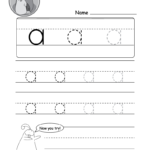 Lowercase Letter Tracing Worksheets (Free Printables Intended For A Letter Tracing Worksheet
