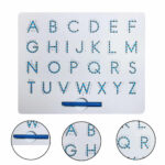 Magnetic Alphabet Letter Tracing Board With Stylus Pen Educational Toy Set  Learning Spelling Writing For Kids In Alphabet Tracing Ruler