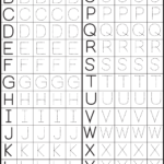 Make A Printable Alphabet Letter Tracing Worksheets | Letter In Alphabet Tracing Worksheets For 5 Year Olds
