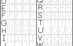 Make A Printable Alphabet Letter Tracing Worksheets | Letter in Alphabet Tracing Worksheets For 5 Year Olds