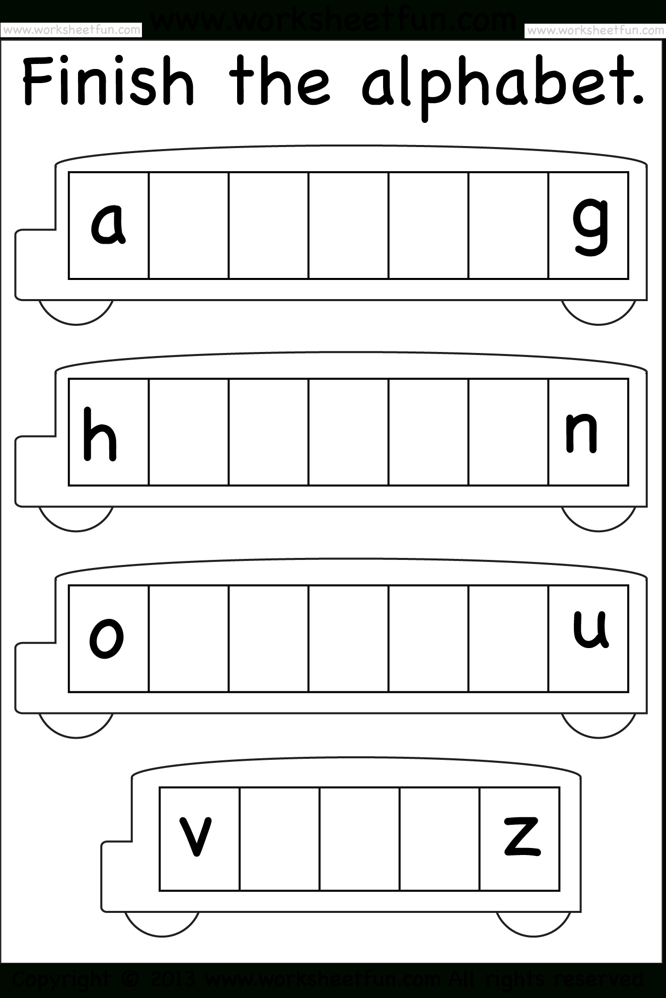 Missing Lowercase Letters – Missing Small Letters intended for Year 1 Alphabet Worksheets