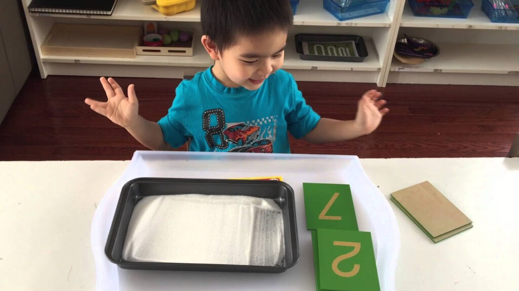 Montessori Sand Tray Pertaining To Letter Tracing In Sand