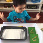 Montessori Sand Tray Pertaining To Letter Tracing In Sand
