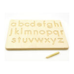 Montessori Toy   Alphabet Tracing Board | Indigovento Intended For Alphabet Tracing Board