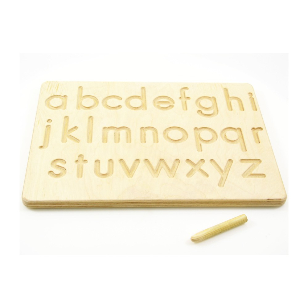 Montessori Toy - Alphabet Tracing Board | Indigovento with Alphabet Tracing Board Wooden