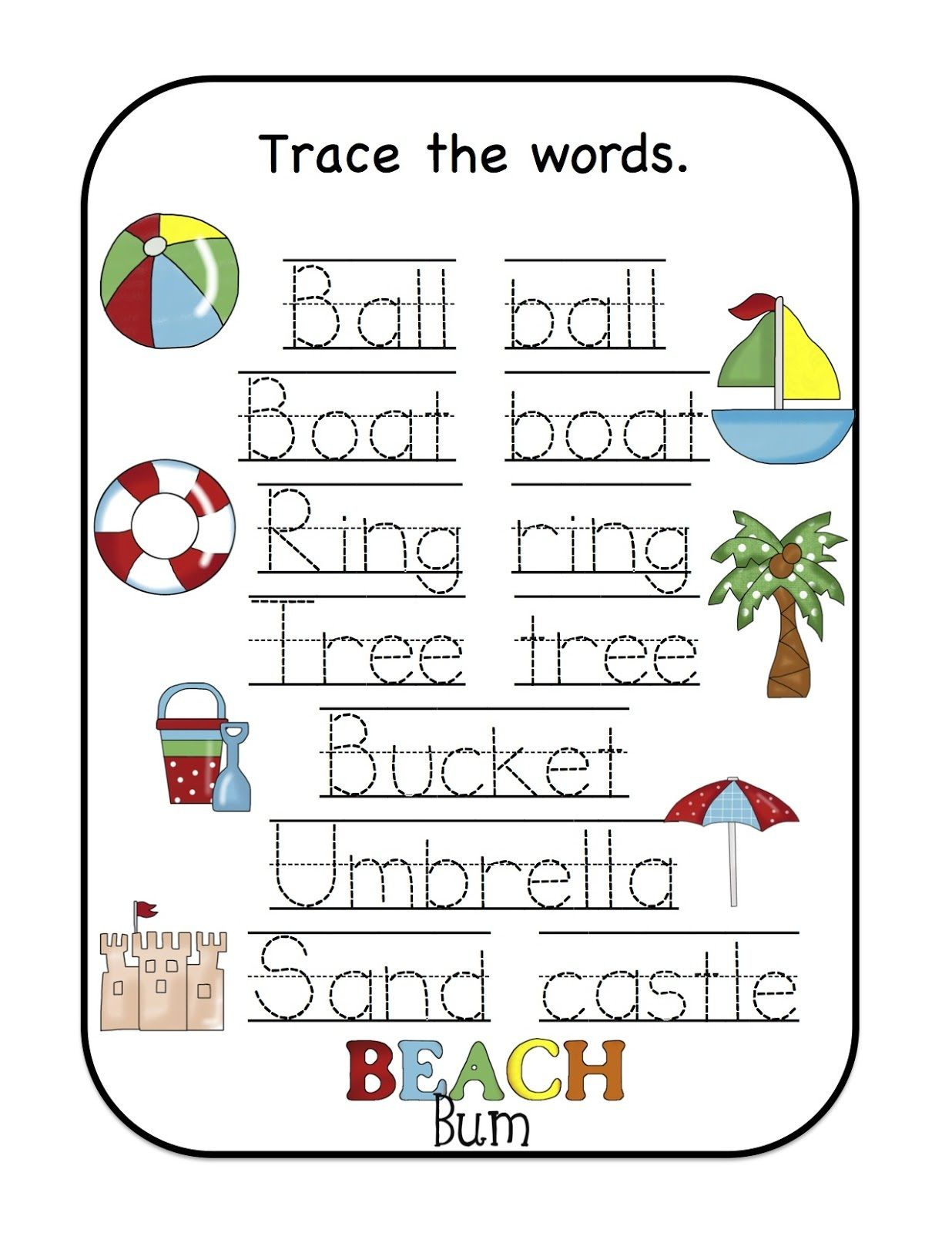 Name Trace Worksheet As Writing Devise | Worksheets For Kids in Pre K Name Tracing Worksheets