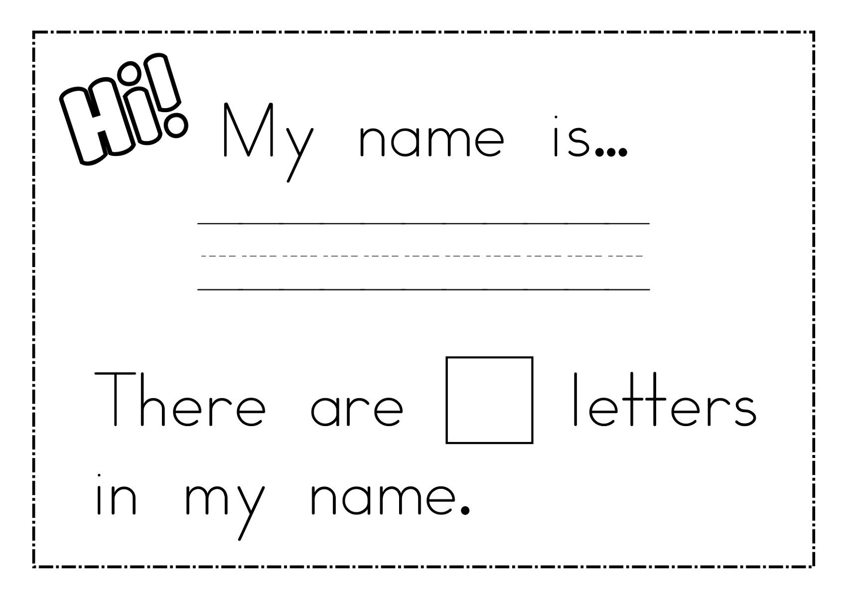 Name Trace Worksheets Printable | Preschool Names, All About in Tracing Your Name Worksheets