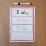 Name Tracing Card Pertaining To Tracing Name Emily