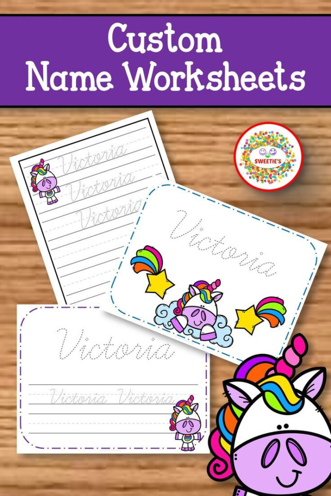 Name Tracing Handwriting Worksheet | Personalized Name Inside Victoria Name Tracing