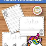 Name Tracing Handwriting Worksheet | Personalized Name With Regard To Name Tracing Colored