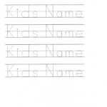 Name Tracing Worksheets For Printable. Name Tracing Throughout My Name Is Tracing Sheets