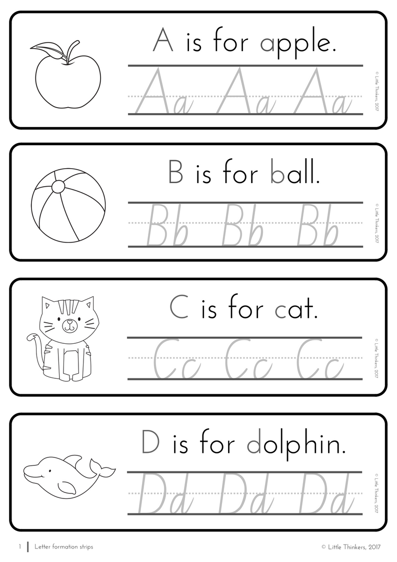 Nsw Linked Cursive Practice Strips | Handwriting Practice in Alphabet Tracing Nsw