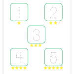 Number Tracing   Tracing Numbers   Number Tracing Worksheets In Tracing Letter 1