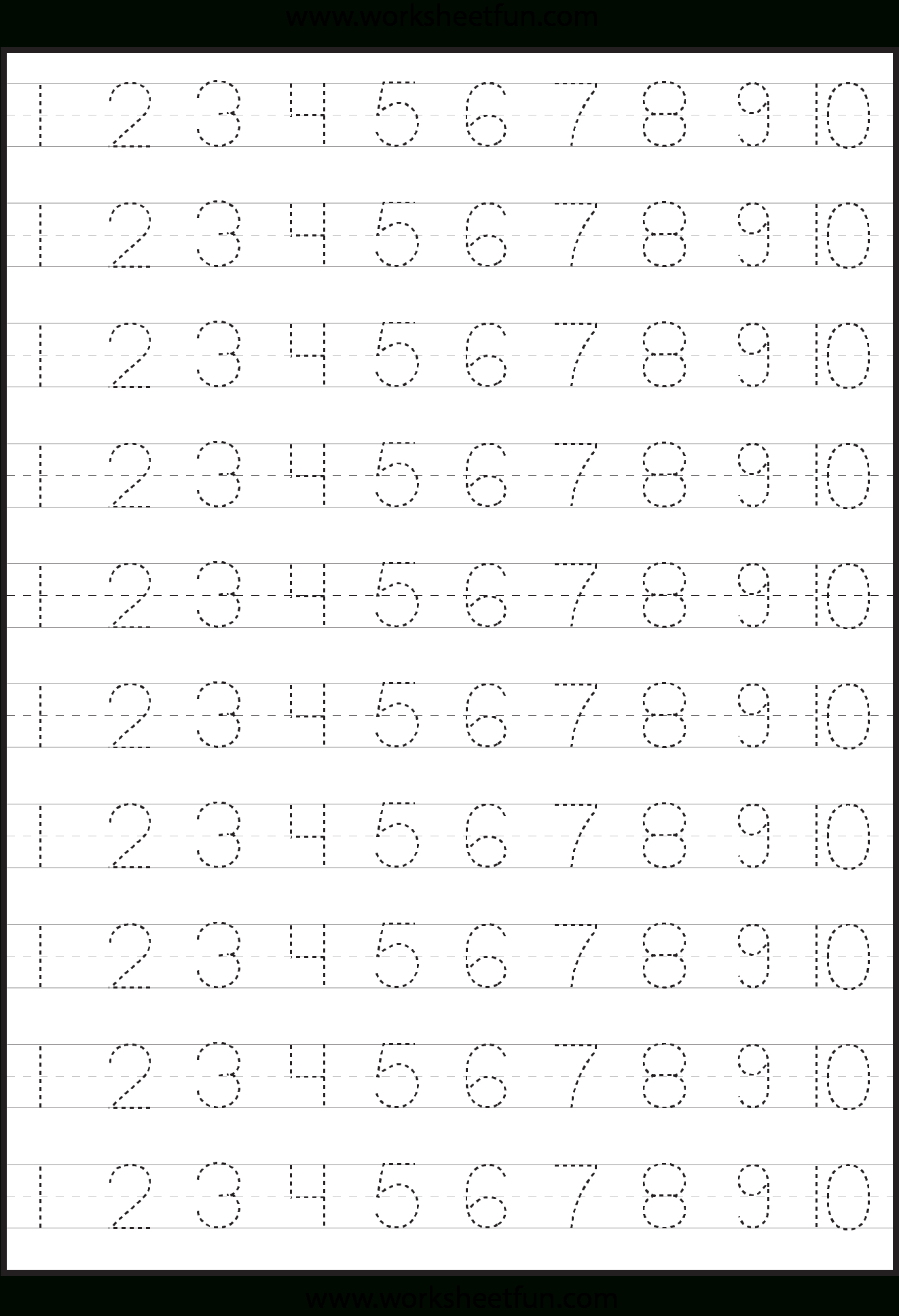 Number Tracing | Tracing Worksheets Preschool, Learning within Alphabet Numbers Worksheets