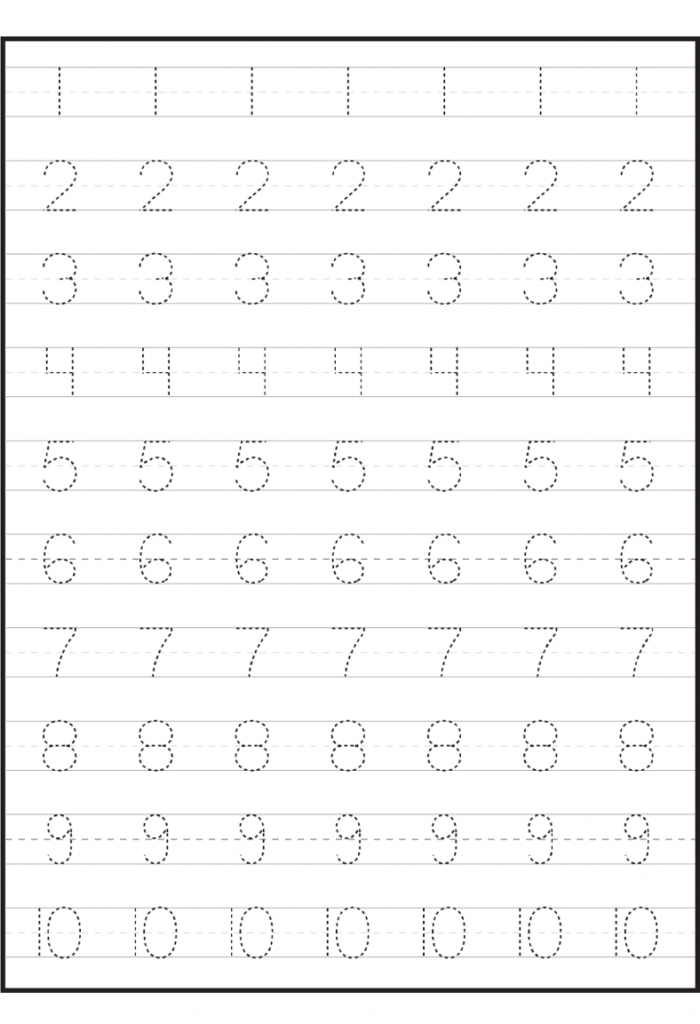 Number Worksheets For Children | Tracing Worksheets Pertaining To Abc 123 Tracing For Toddlers