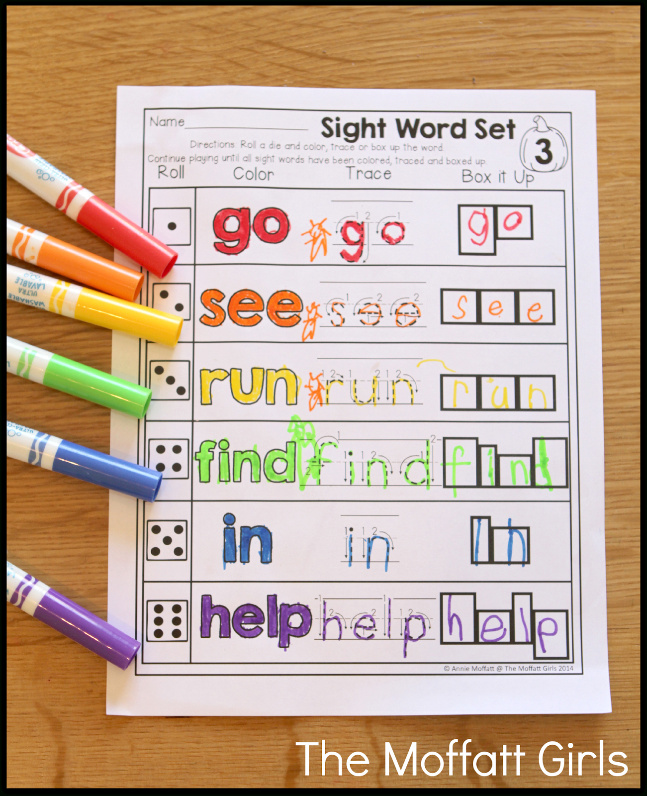 October Fun Filled Learning Resources! | Sight Words for Meaning Of Name Tracing