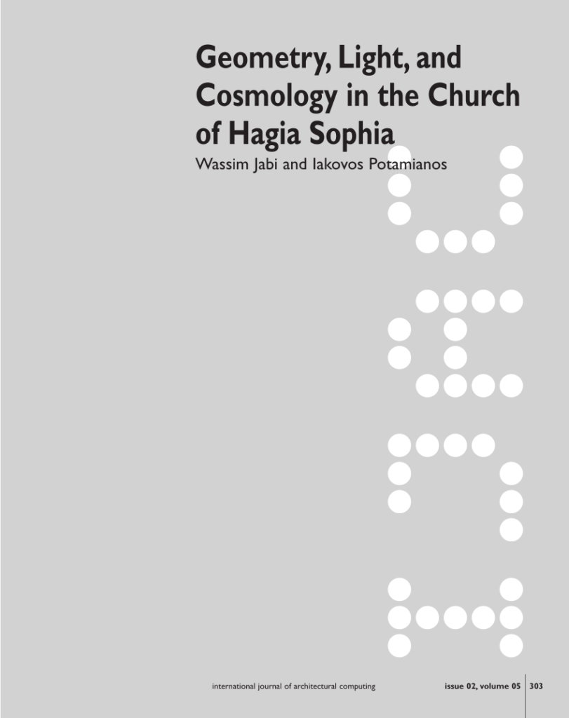 Pdf) Geometry, Light, And Cosmology In The Church Of Hagia For Name Tracing Sophia