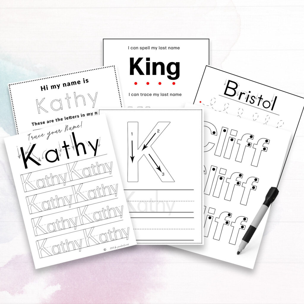 Personalized Preschool Name Recognition And Writing Practice Throughout Personalized My Name Tracing Printable
