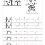 Pin On Kindergarten Inside Letter M Tracing Worksheets Preschool