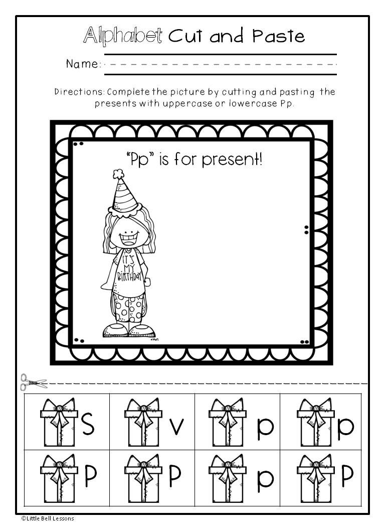 Pin On Letters And Sounds in Letter I Worksheets Cut And Paste