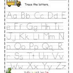 Pre K Tracing Worksheets – Callumnicholls.club With Regard To Alphabet Tracing Template