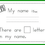 Preschool Name Tracing Worksheets Free   Clover Hatunisi Intended For Letter Name Worksheets
