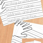 Primary Editable Writing Paper : Print Handwriting | Writing Within Letter Tracing Editable