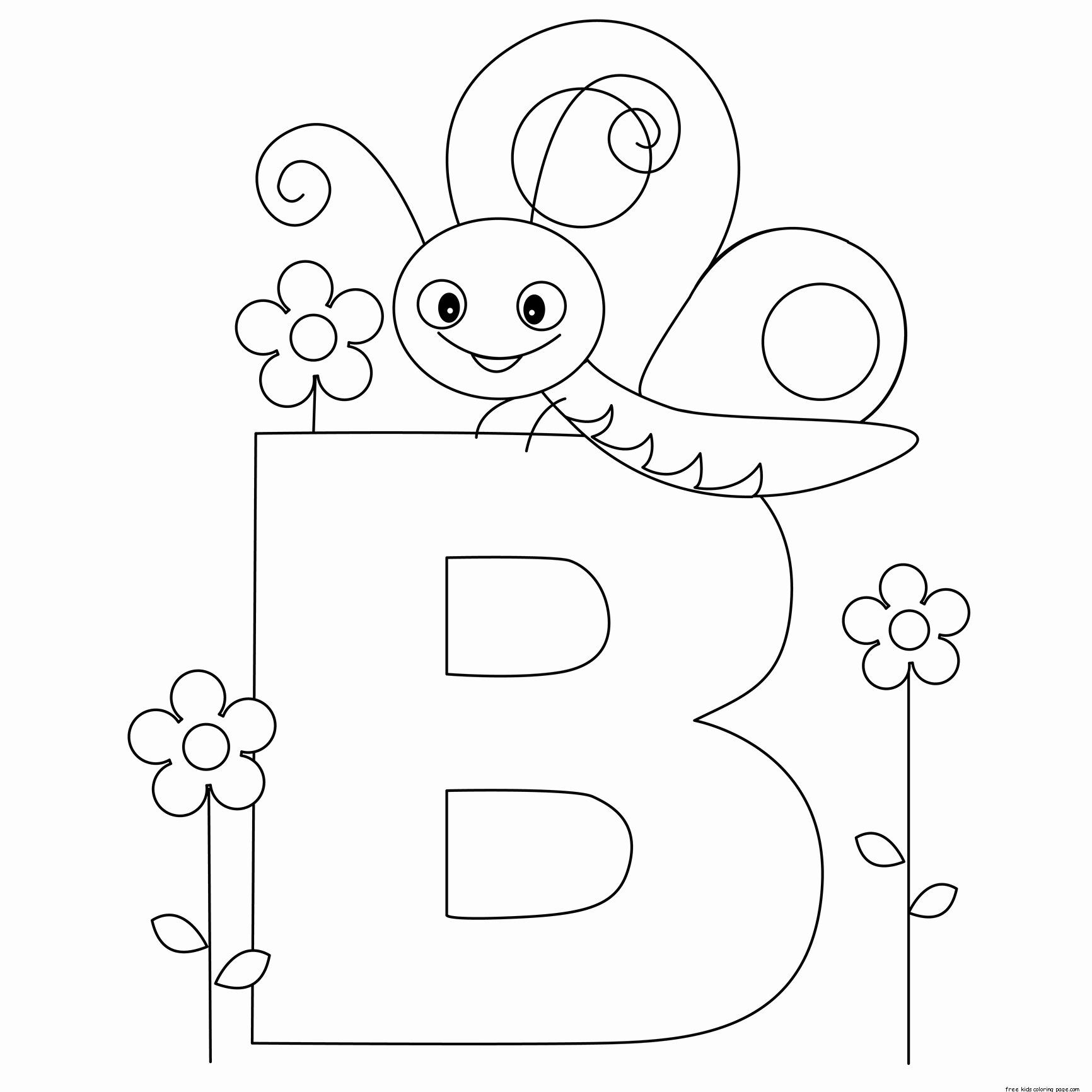 Printable Alphabet Coloring Pages | Haramiran for Alphabet Coloring Worksheets For Preschoolers