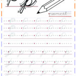 Printable Cursive Handwriting Tracing Worksheets Letter P For Letter P Tracing Paper