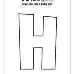 Printable Letter H Craft | Woo! Jr. Kids Activities Regarding Letter H Worksheets Craft