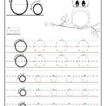 Printable Letter O Tracing Worksheets For Preschool Regarding Letter O Tracing Printable
