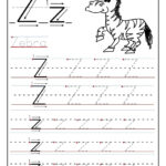 Printable Letter Z Tracing Worksheets For Preschool (With With Regard To Letter Z Tracing Page