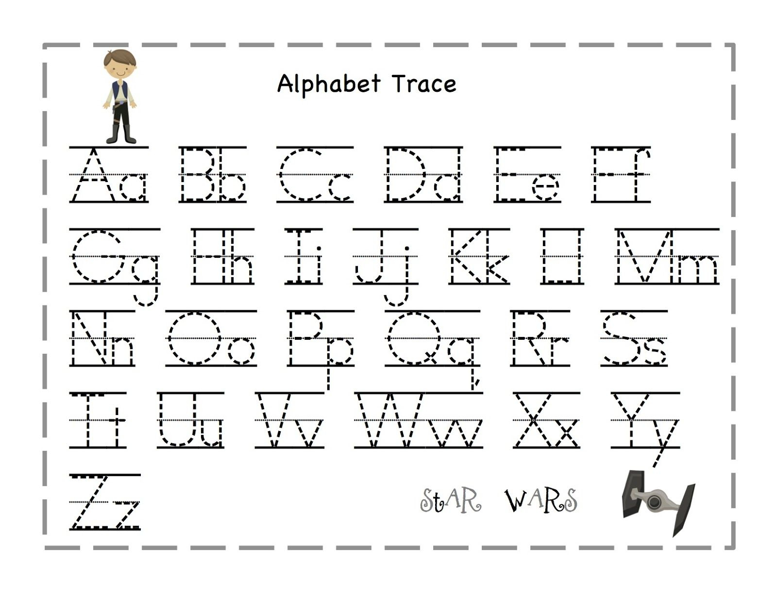 Printable Letters To Trace | Alphabet Tracing, Preschool with Pre K Alphabet Tracing Worksheets