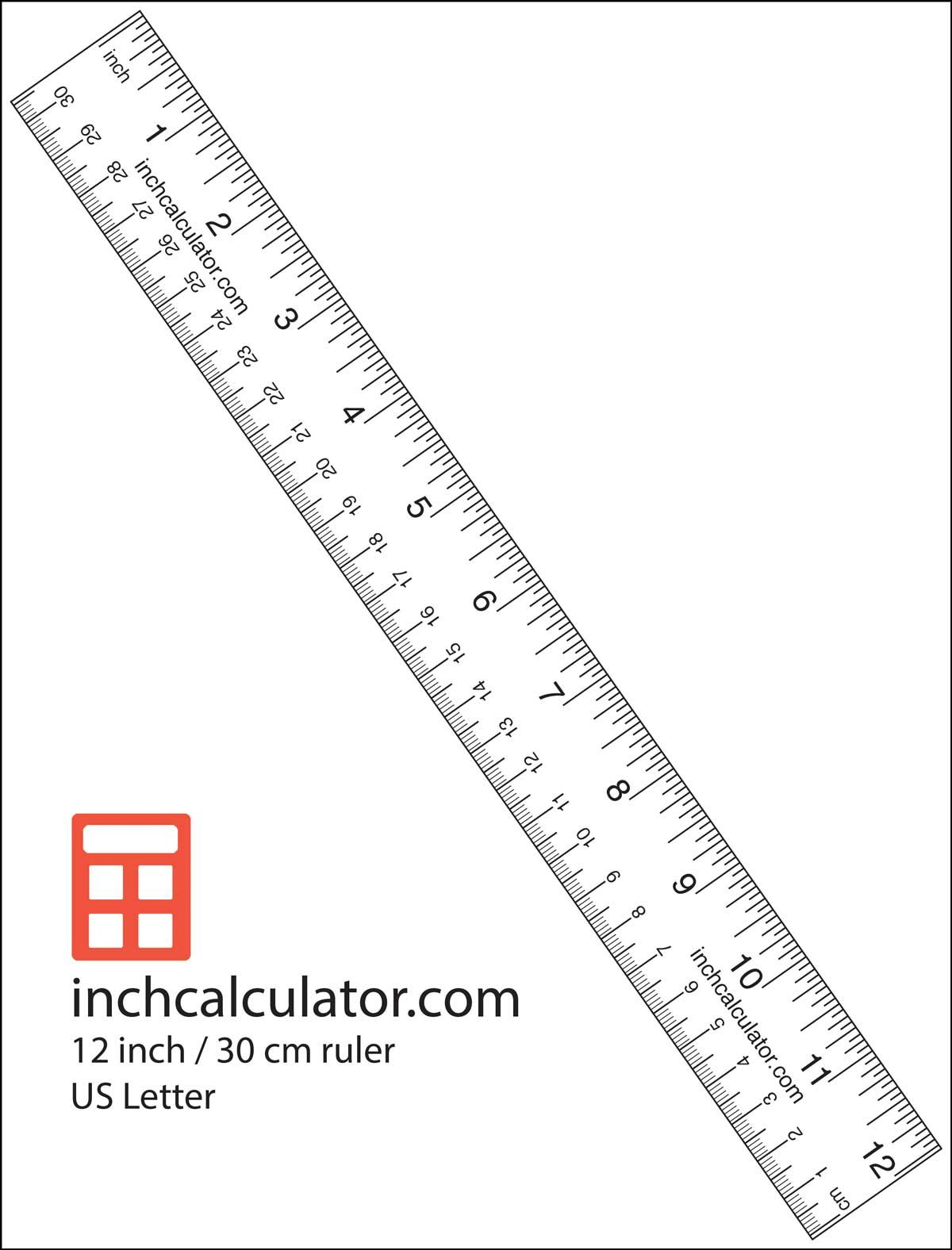 Printable Rulers - Free Downloadable 12&amp;quot; Rulers | Printable within Letter Tracing Ruler