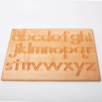 Reversible Wooden Alphabet Tracing Board | Printed Regarding Alphabet Tracing Board Wooden