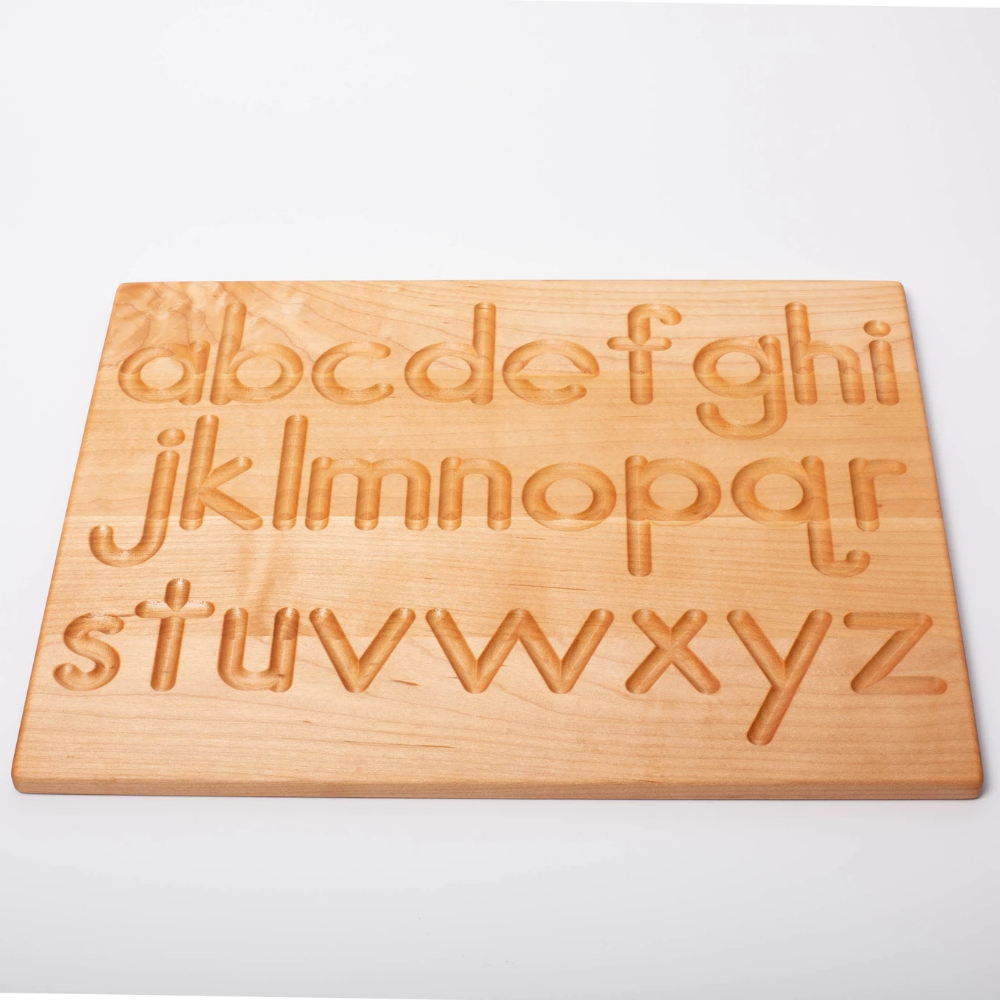 Reversible Wooden Alphabet Tracing Board | Printed regarding Alphabet Tracing Board Wooden