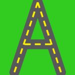 Road Letters | Lettering, Alphabet Preschool, Printable With Alphabet Tracing Road