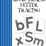 Road Track Letter Tracing | Learning To Write, Lettering Regarding Alphabet Tracing Road
