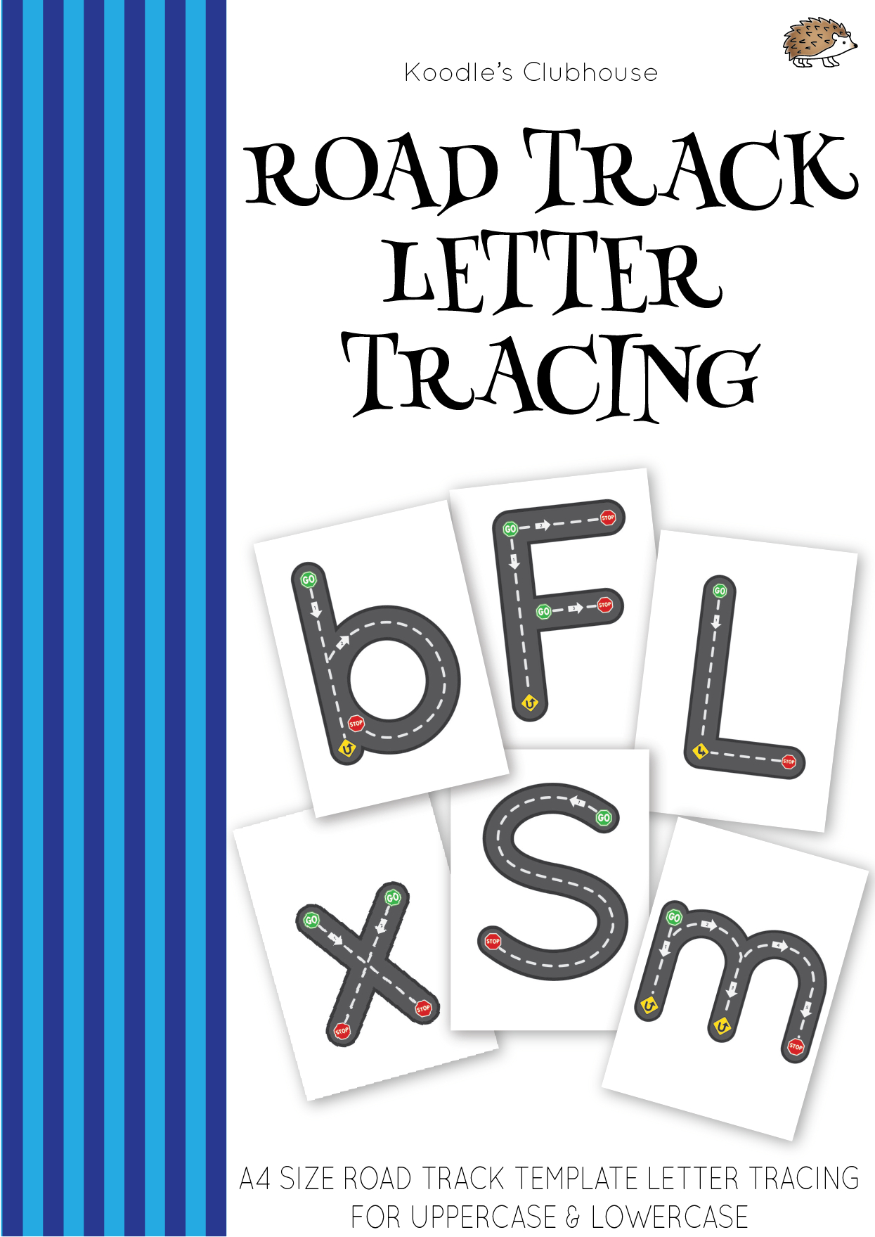 Road Track Letter Tracing | Learning To Write, Lettering regarding Alphabet Tracing Road