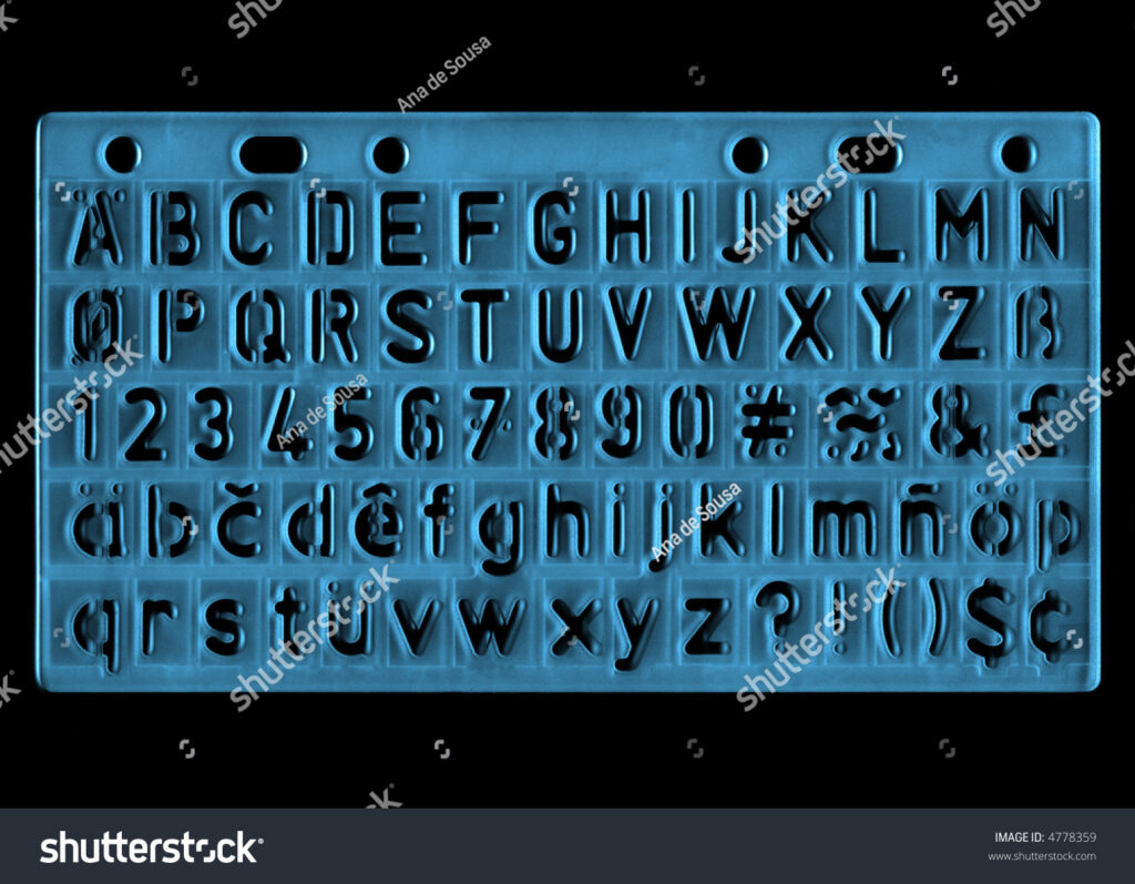 Ruler Alphabet Letter Trace Stock Photo (Edit Now) 4778359 For Alphabet Tracing Ruler