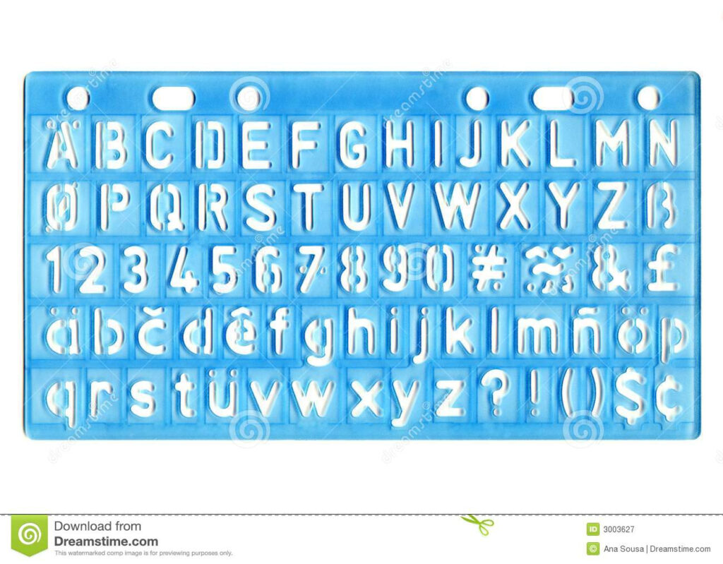 Ruler Stock Image. Image Of Letter, Educate, Numbers Intended For Letter Tracing Ruler