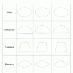 Shape Tracing Worksheets Kindergarten With Regard To Create A Tracing Name